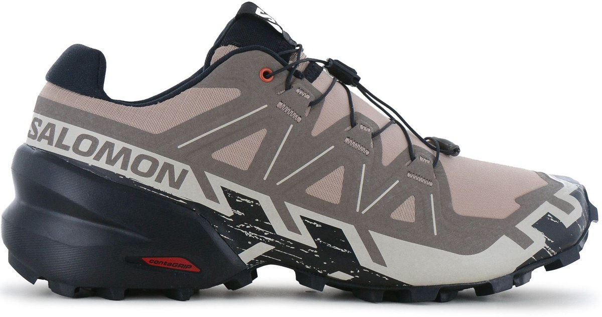Salomon Speedcross 6 - Heren Trail-Running Schoenen Hardloopschoenen Beige 478110 , Maat: EU 44 2/3 UK 10