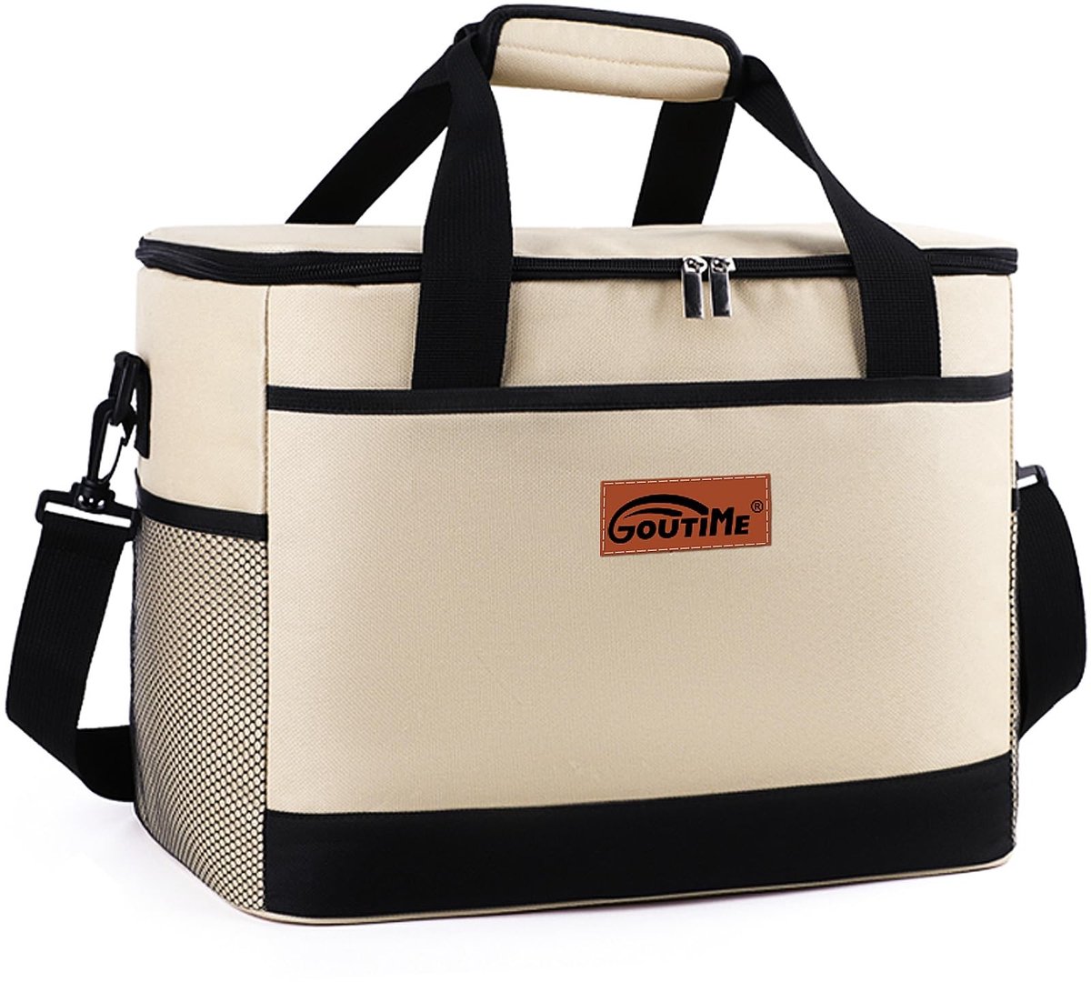 Omgoods - 26L Isolerende Koeltas Waterdicht Beige