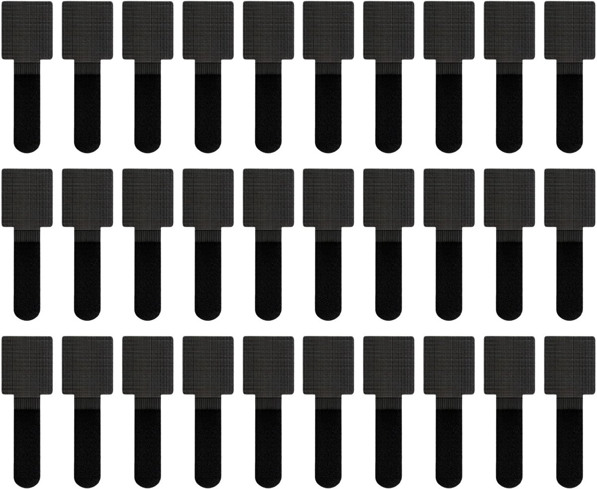SolidKeus - Herbruikbare Kabelorganizer met Sterke Lijm, 30 Stuks