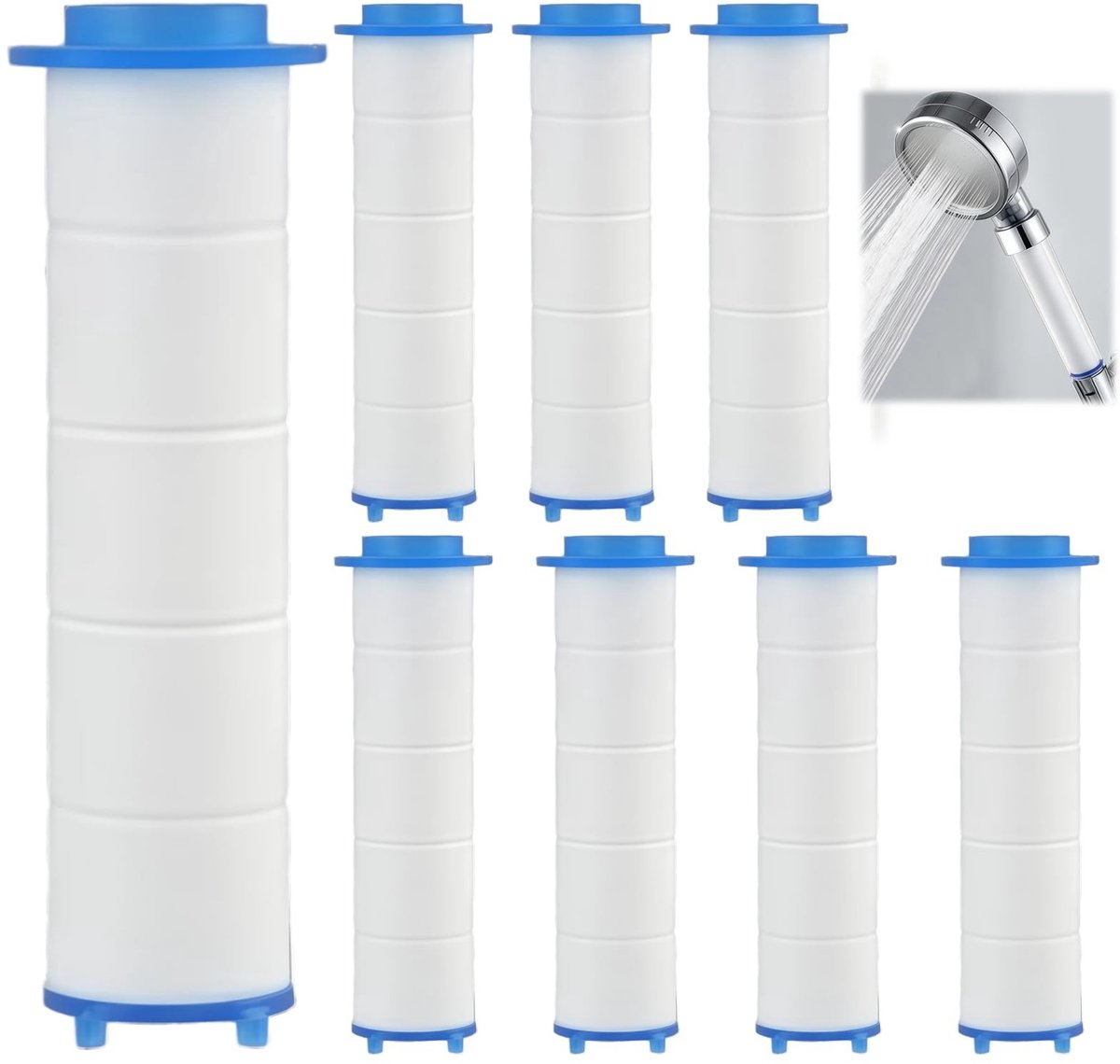 SolidKeus - Vervangende Douchefilterpatronen voor Hard Water