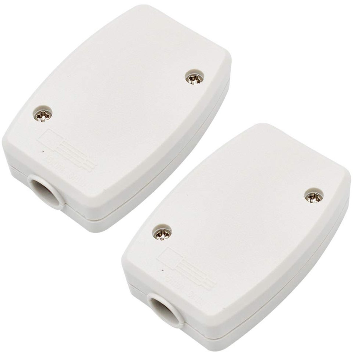 SolidKeus - 2 Stuks Elektrische Koppeldozen 3 Polig Wit