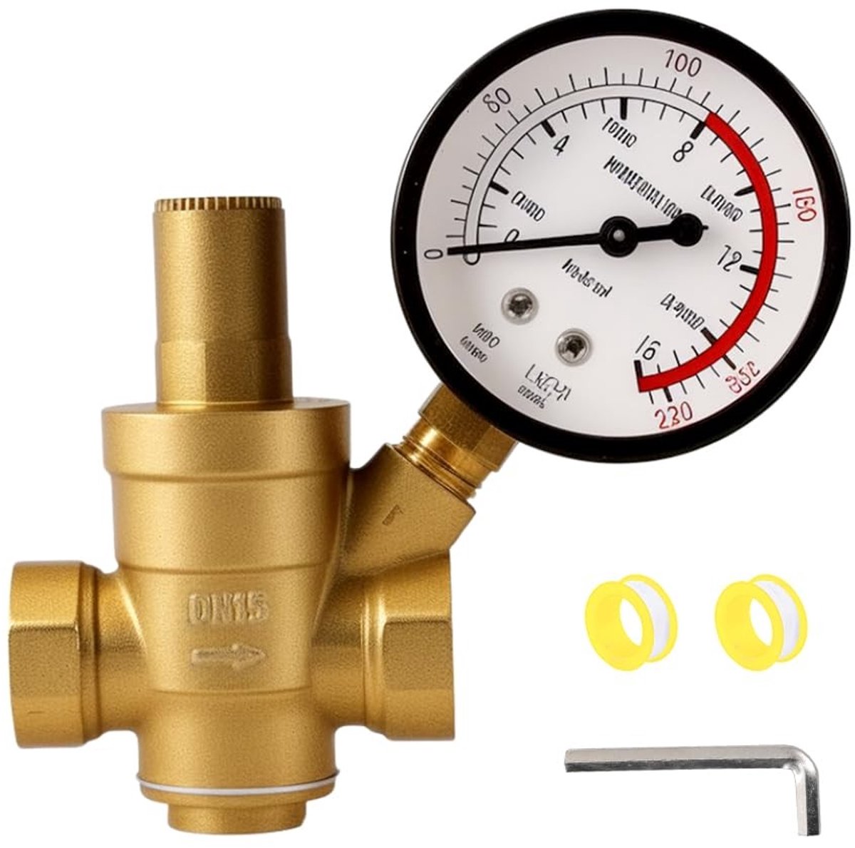 SolidKeus - Waterdruk Verlager met Drukmeter (1/2 Inch)