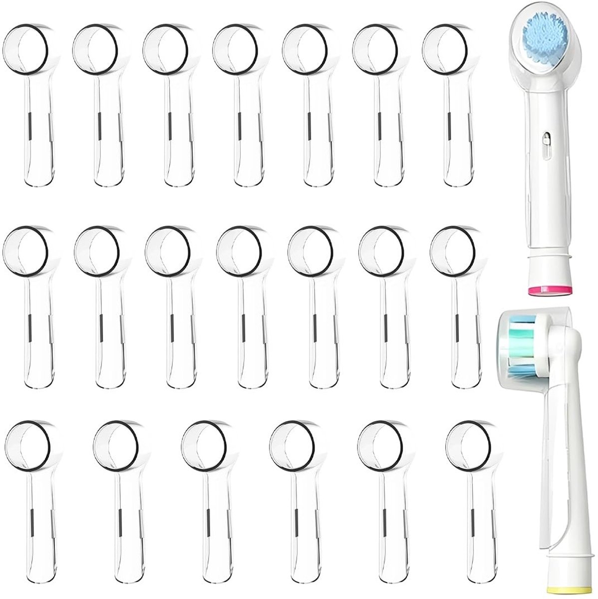 SolidKeus - Set van 20 Tandenborstelbeschermers voor Hygiënische Opslag