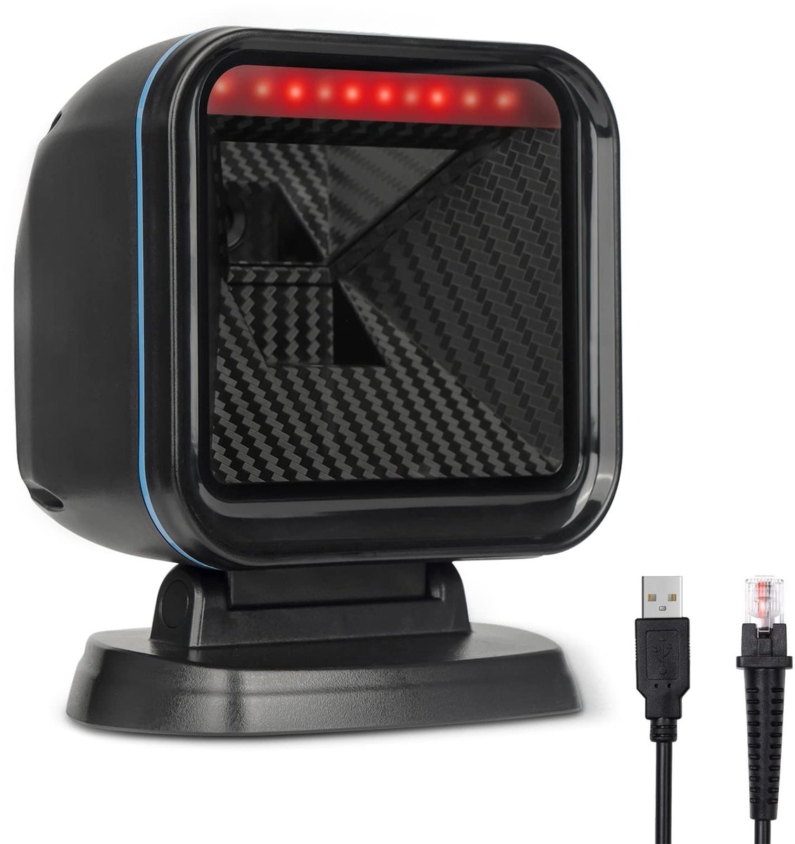 SolidKeus - Desktop Barcode Scanner voor 1D en 2D Codes, USB Aansluiting