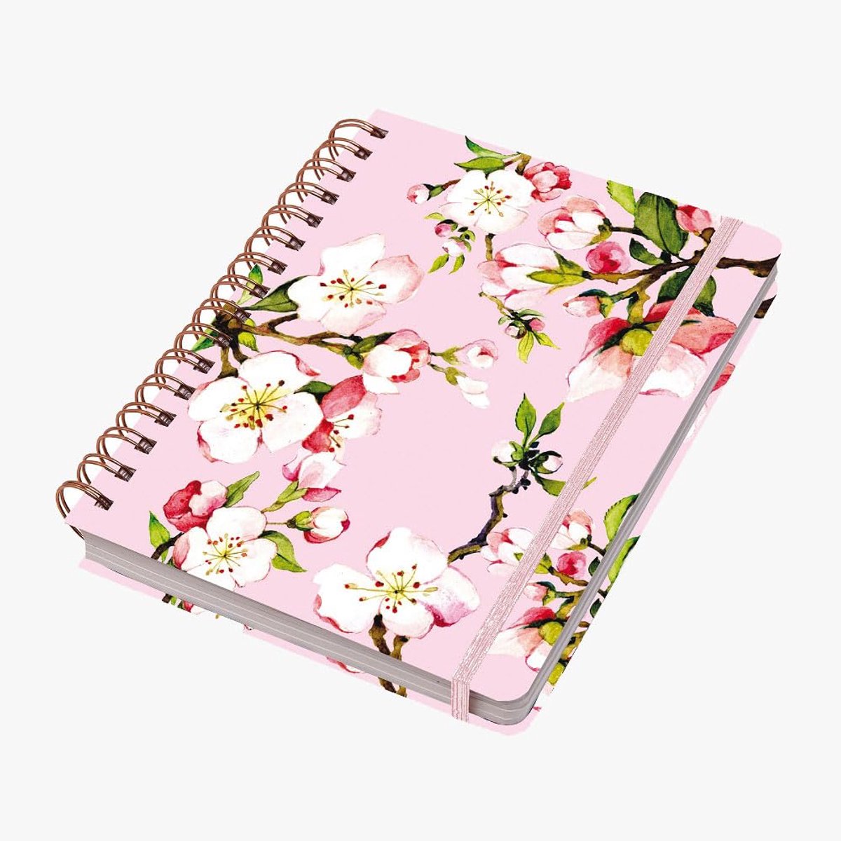 Ringbuch Hardcover Kirschblüte rosa