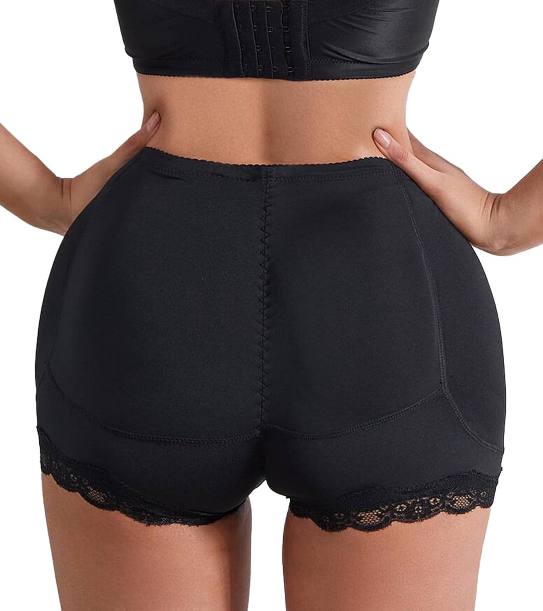 onderbroek voor dames, billen onderbroek, push-up, butt lifter body shaper, onzichtbare perfecte butt shaper panty, gevoerde shapewear onderbroek met afneembaar gevoerd zitvlak