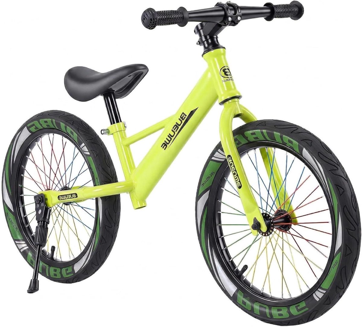 Kinderloopfiets Loopfiets zonder pedalen Buiten spelen Verstelbaar zadel 16 inch Groen