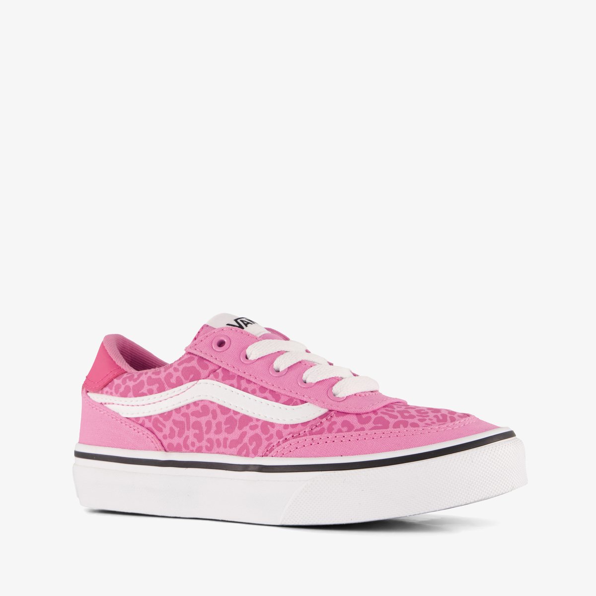 Vans Brooklyn LS Leopard meisjes sneakers Roze