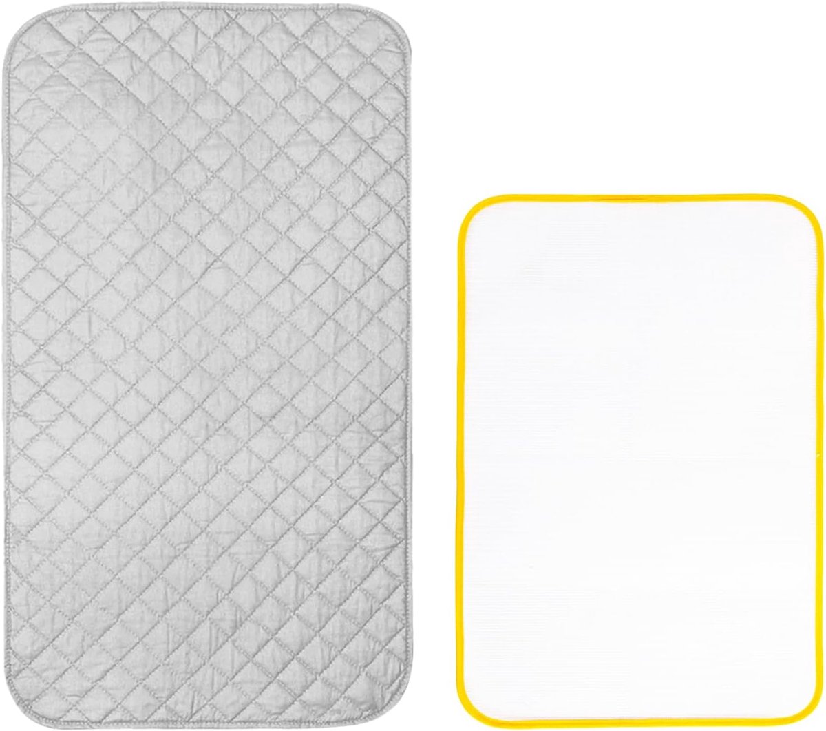 2 stuks strijkmat, strijkplank, strijkkussen, draagbare strijkonderlegger voor tafel, strijkdeken, opvouwbare strijkplank, strijkdoek voor stoomstrijkijzer, draagbaar, reizen