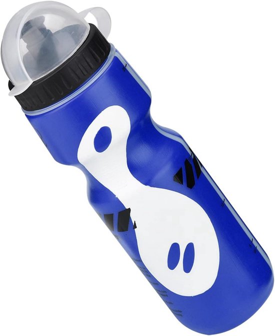 Bidon Set - Fles met houder - Fietsen Onderweg - Anti-lek ontwerp - 650 ml - Blauw — afbeelding 3