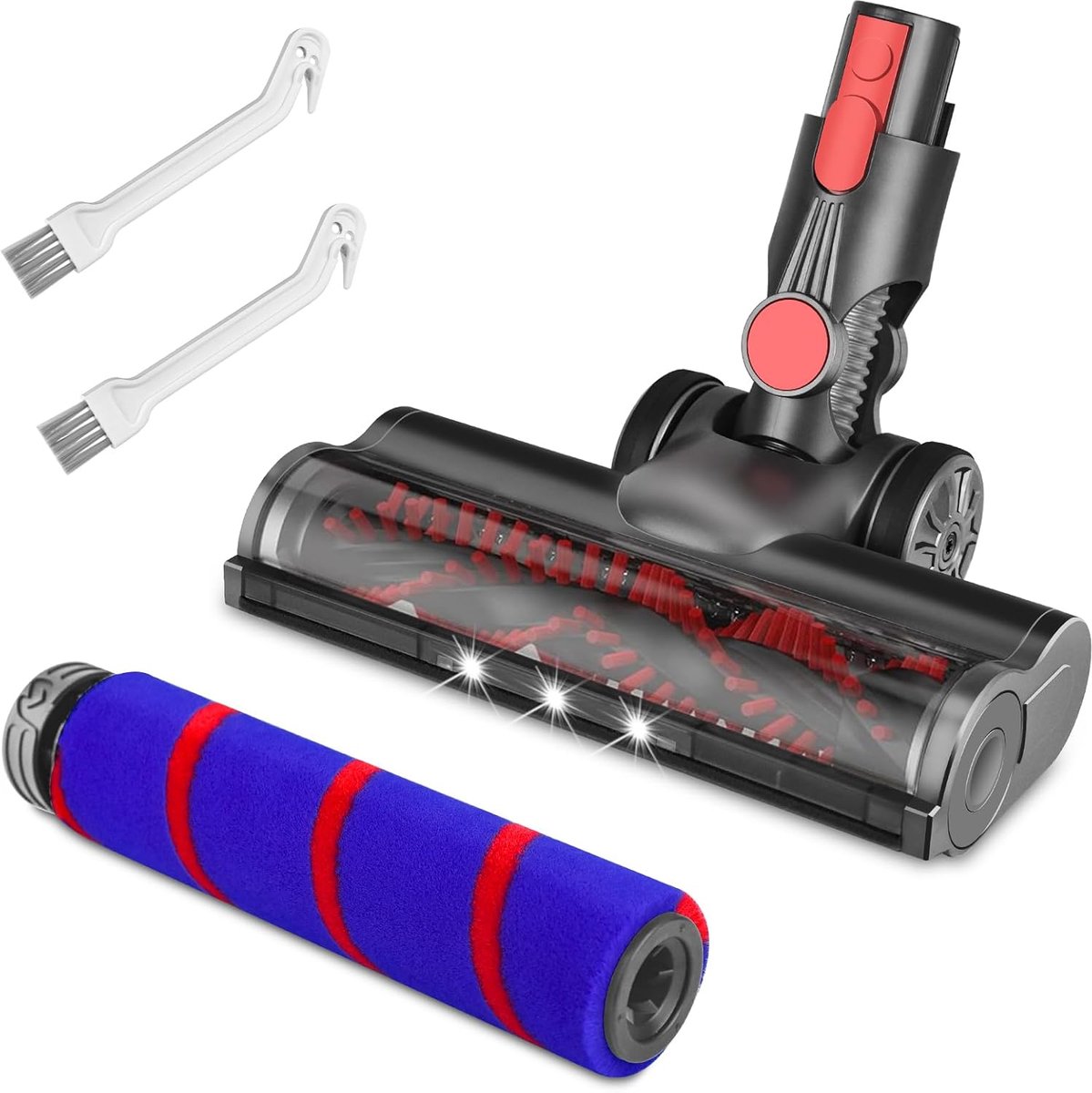SnelShoppen - Borstel Vloerzuigmond Compatibel met Dysoñ V7 V8 V10 V11 V15 Reserveonderdelen Tapijtborstel Mondstuk Torque Drive Vloerborstel Softroll