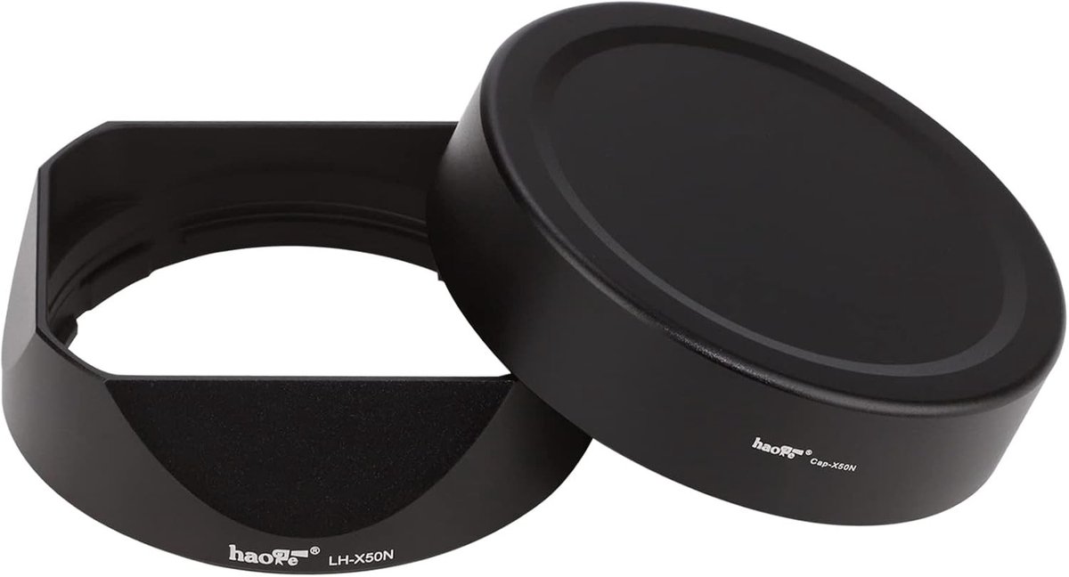 Lenskap van Metaal voor Fujifilm XF 50mm F2 R WR - Bescherming en Schaduw voor XPro3, X-T4 en X-S10 Camera's met Extra Lensdop en Duurzaam Ontwerp