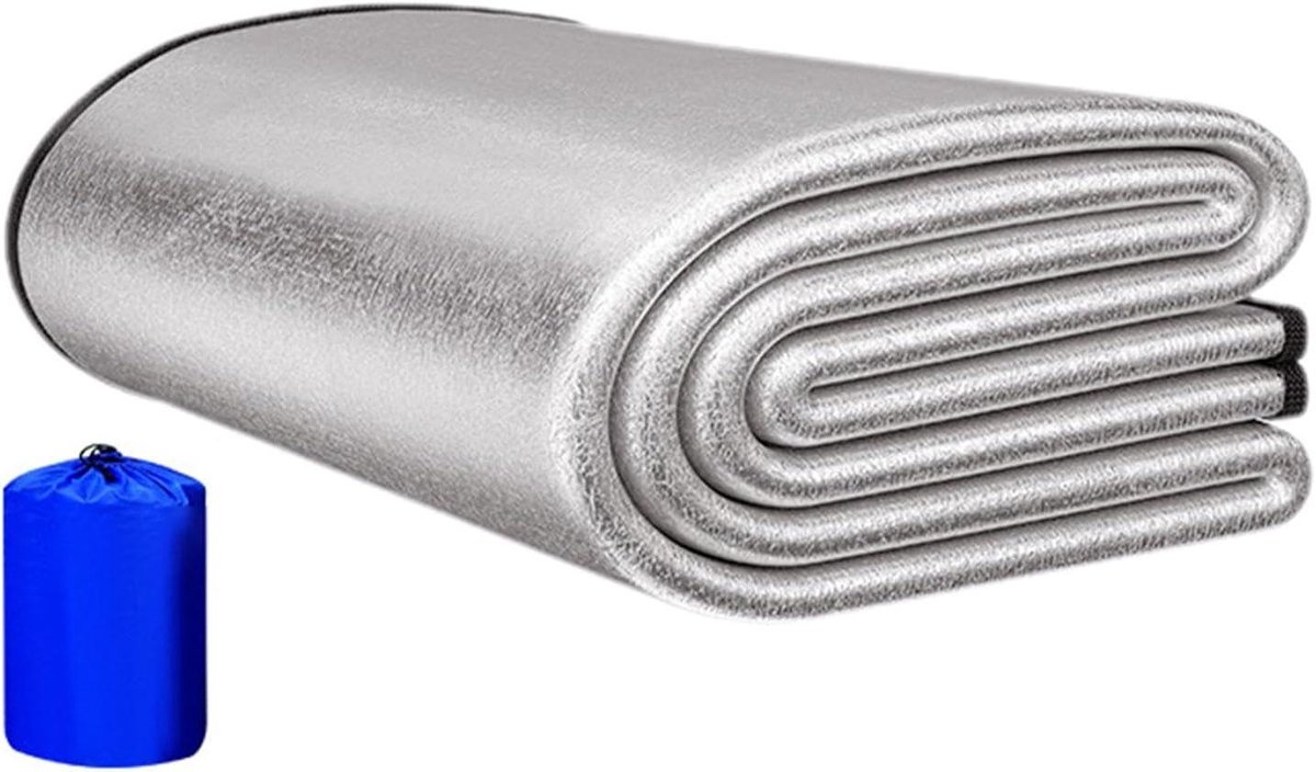 Camping Slaapmat - Outdoor Mat Isolatiemat - Kamperen en Wandelen - Warmte Reflecterende Aluminiumfolie - 240 x 240 cm