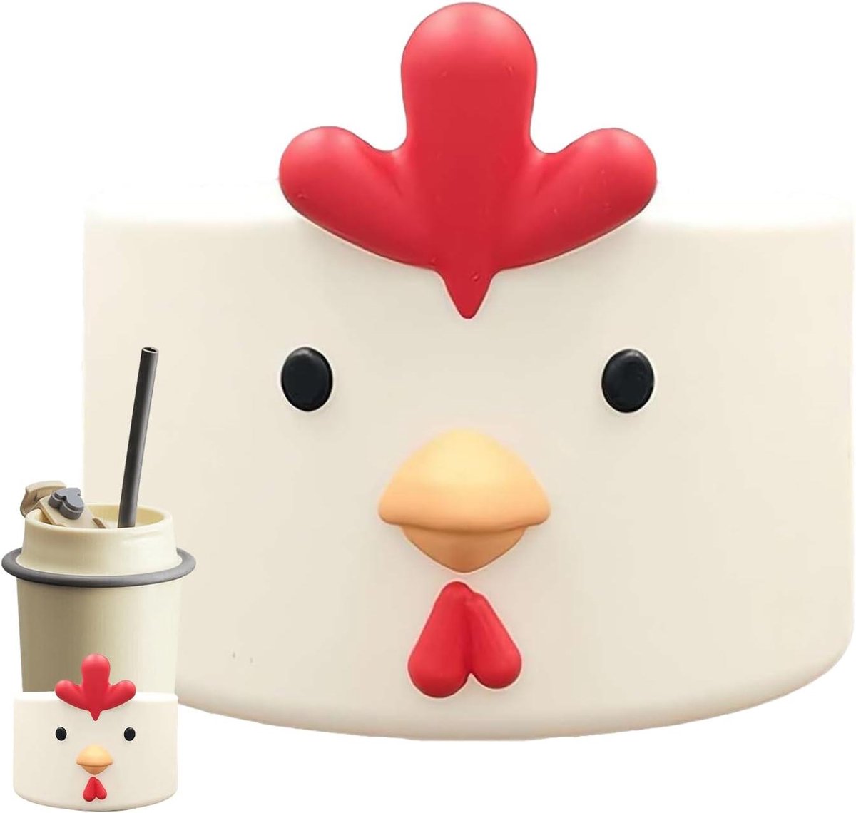Siliconen Koffiemouwen - Cup Protector Cover - Warme Dranken Vasthouden - Antislip Ontwerp - 8 cm - Wit