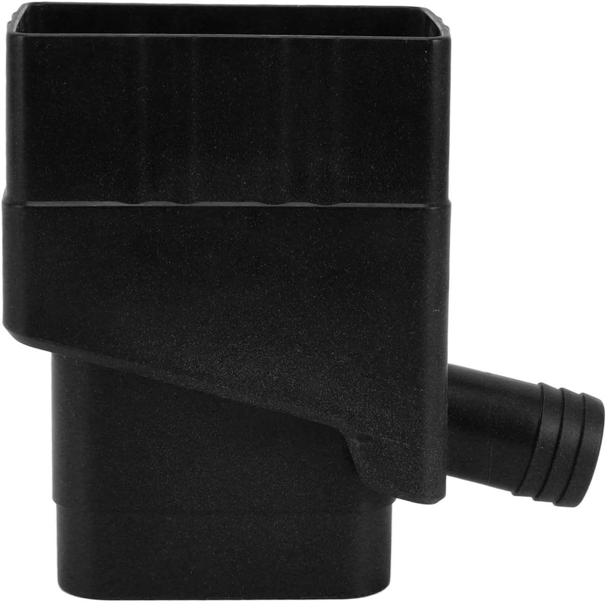 Regenwateropvangsysteem - Regenpijp Omlijder - Water Besparen - Eenvoudig Onderhoud - 17 x 15 x 8 cm - Zwart