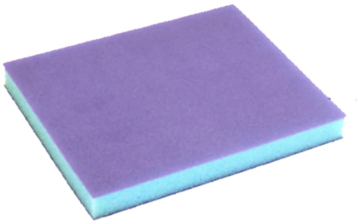 Dailygoods - Schurende Schuren Spons Blokken - Flexibel Schuurpapier - Blauw - Ideaal voor Hout en Muur - Perfect voor Polijsten - Geschikt voor Meerd...