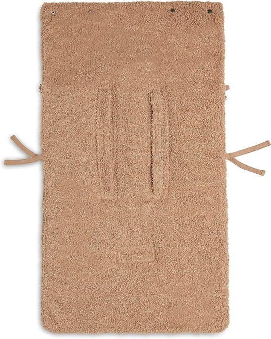 Baby Voetenzak - Teddy Zak - Warm Blijven - Universele Pasvorm - 82 x 42 cm - Biscuit — afbeelding 4