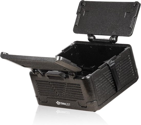 Thermobox Inklapbaar - Isolerende Koelbox - Voedsel Transport - Praktisch Vouwmechanisme - 26 Liter - Zwart — afbeelding 4