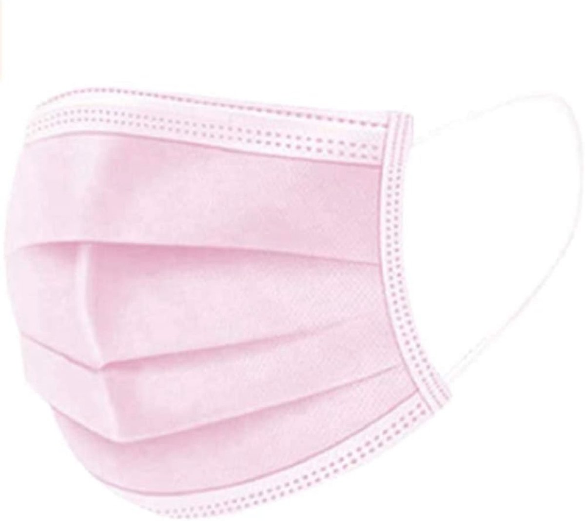 Beschermmasker Wegwerp - Mondkapjes Vlies - Dagelijkse Bescherming - Waterafstotend Materiaal - 200 Stuks - Roze