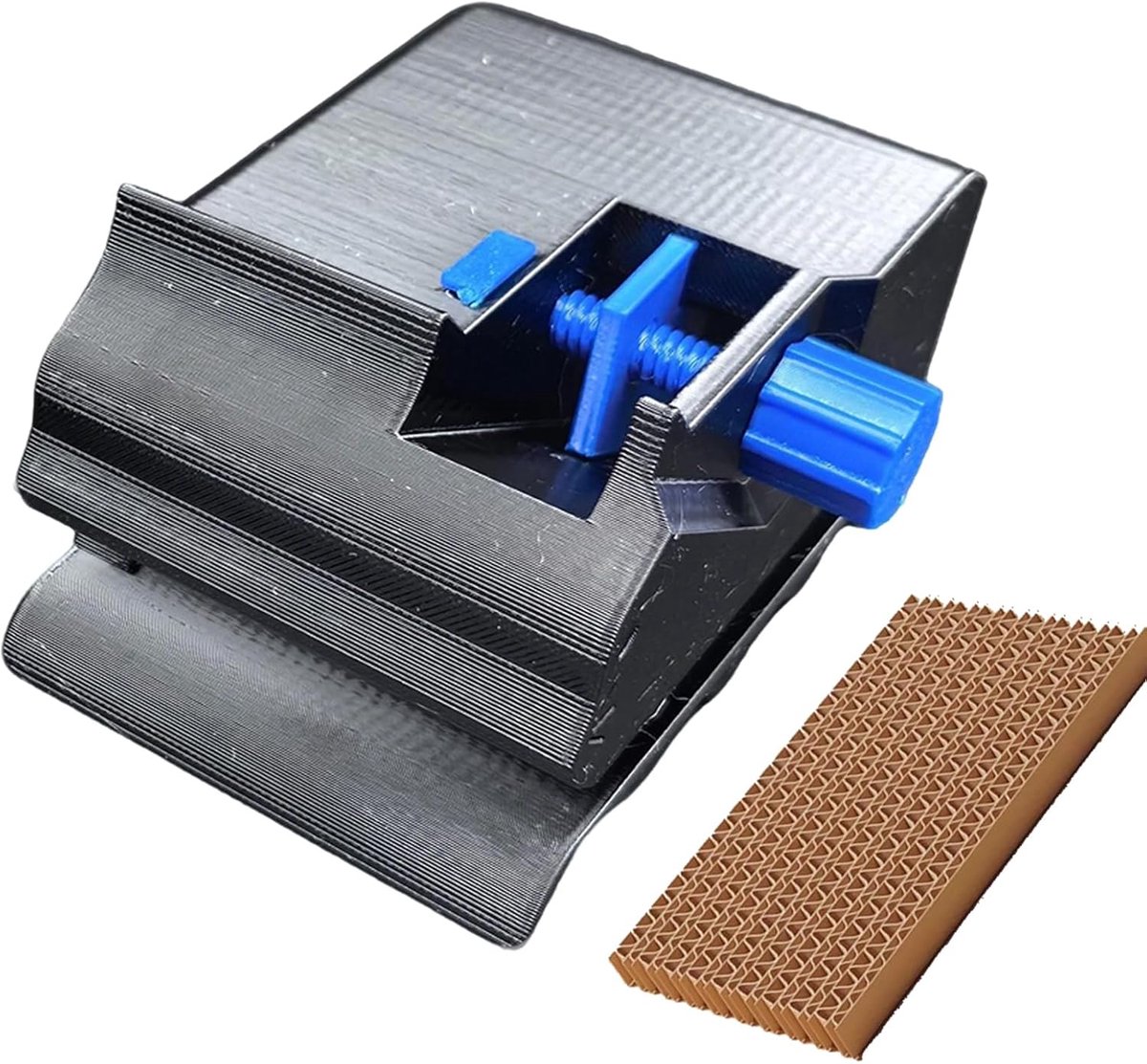 Karton Snijder - Handig Gereedschap - Hobby Projecten - Verstelbare Breedte - 10x7x6cm - Zwart