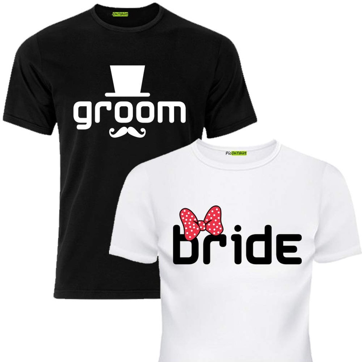 Dailygoods- T-shirts Matching Koppel - T-shirt Set - Heren/Dames - Hoogwaardige Kwaliteit - Comfortabele Stof - Perfect voor Speciale Gelegenheden - Koppelshirts