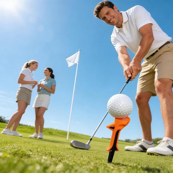 Golfbal Tees - Golf Tee Set - Golf Training - Gehoekte Kop - 10 stuks - Niet gespecificeerd — afbeelding 2