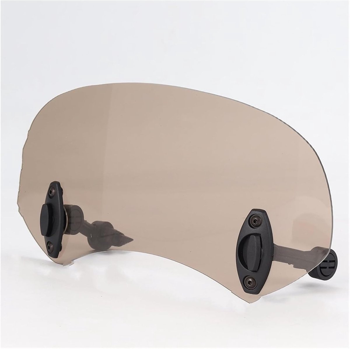Motorfiets Voorruit - Spoiler Verstelbaar - Comfortabel Rijden - Universele Pasvorm - 280mm Breedte - Transparant
