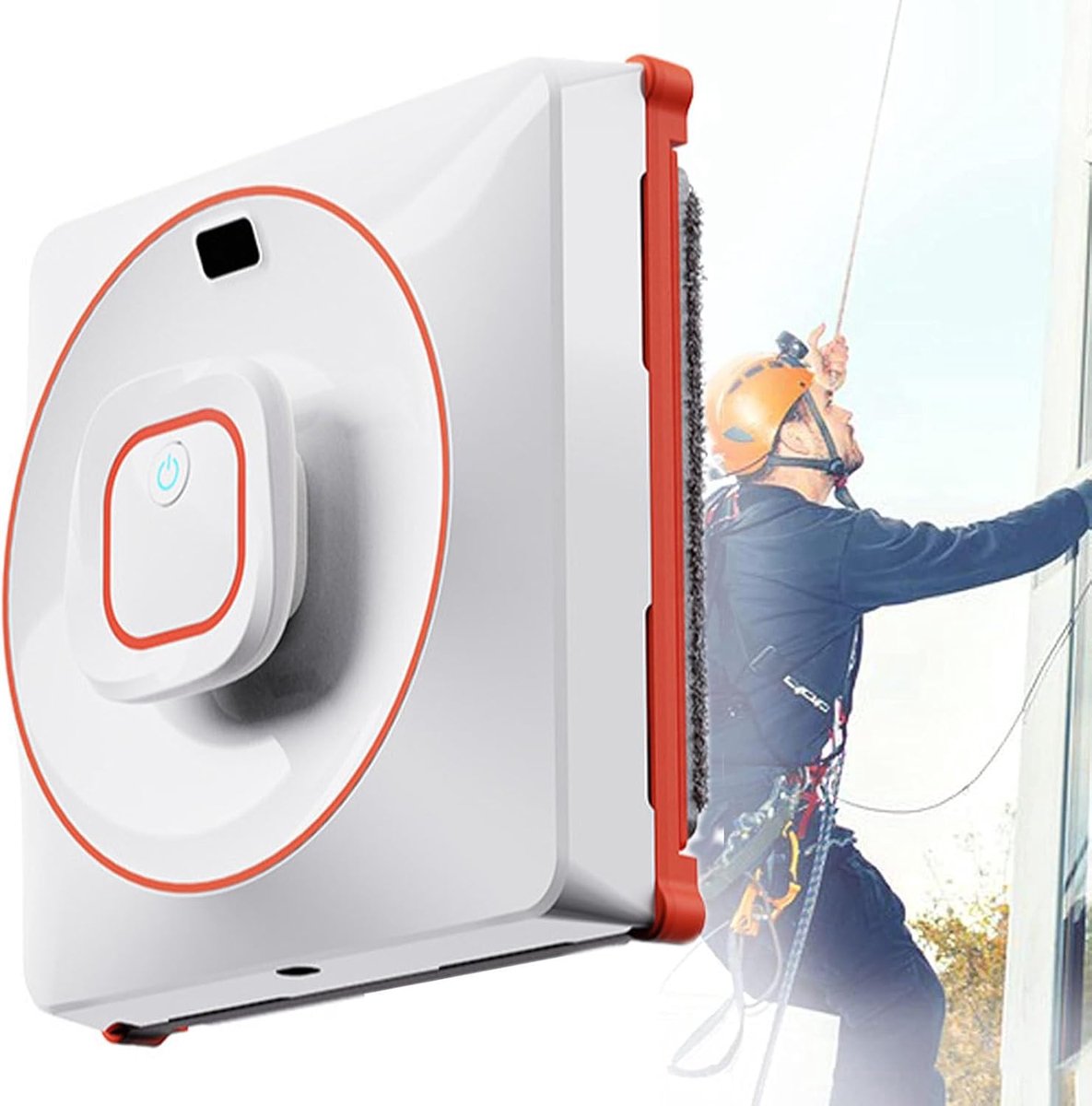 Raamreiniger Robot - Glasreiniger Apparaat - Automatische Glasbewassing - Afstandsbediening Inbegrepen - 70 ml Watertank - Wit