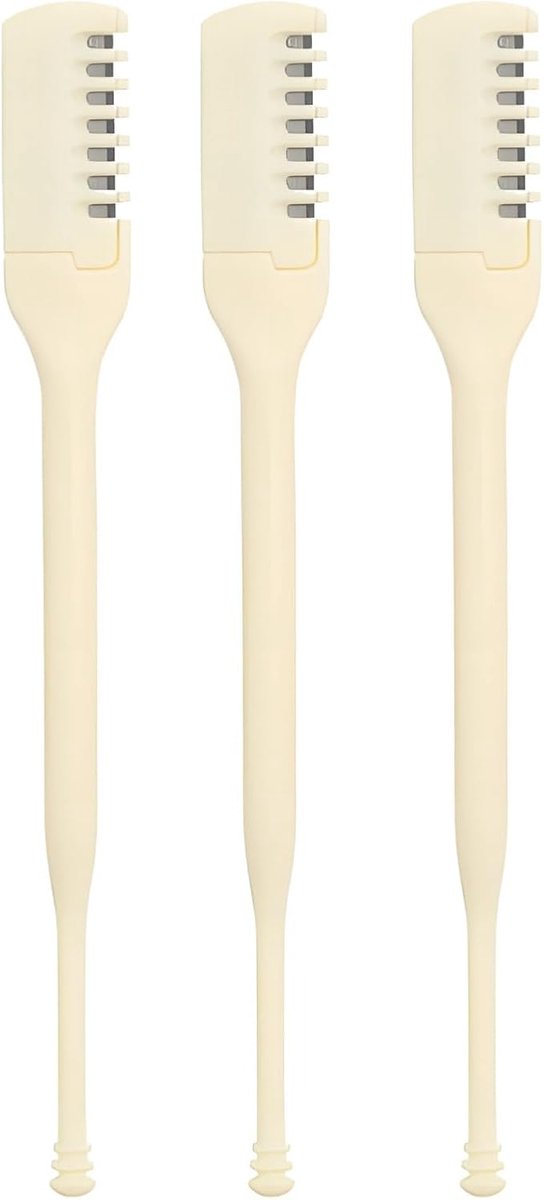 Neustondeuse Set - Handmatige Trimmer - Nauwkeurig Trimmen - Anti-slip Grip - 6 Delig - Beige