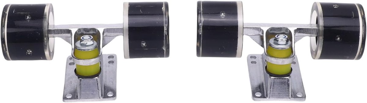 Skateboard Trucks en Wielen Longboard Set Cruiser Straat Rijden Tricks Oplichtende Wielen Zonder Batterij
