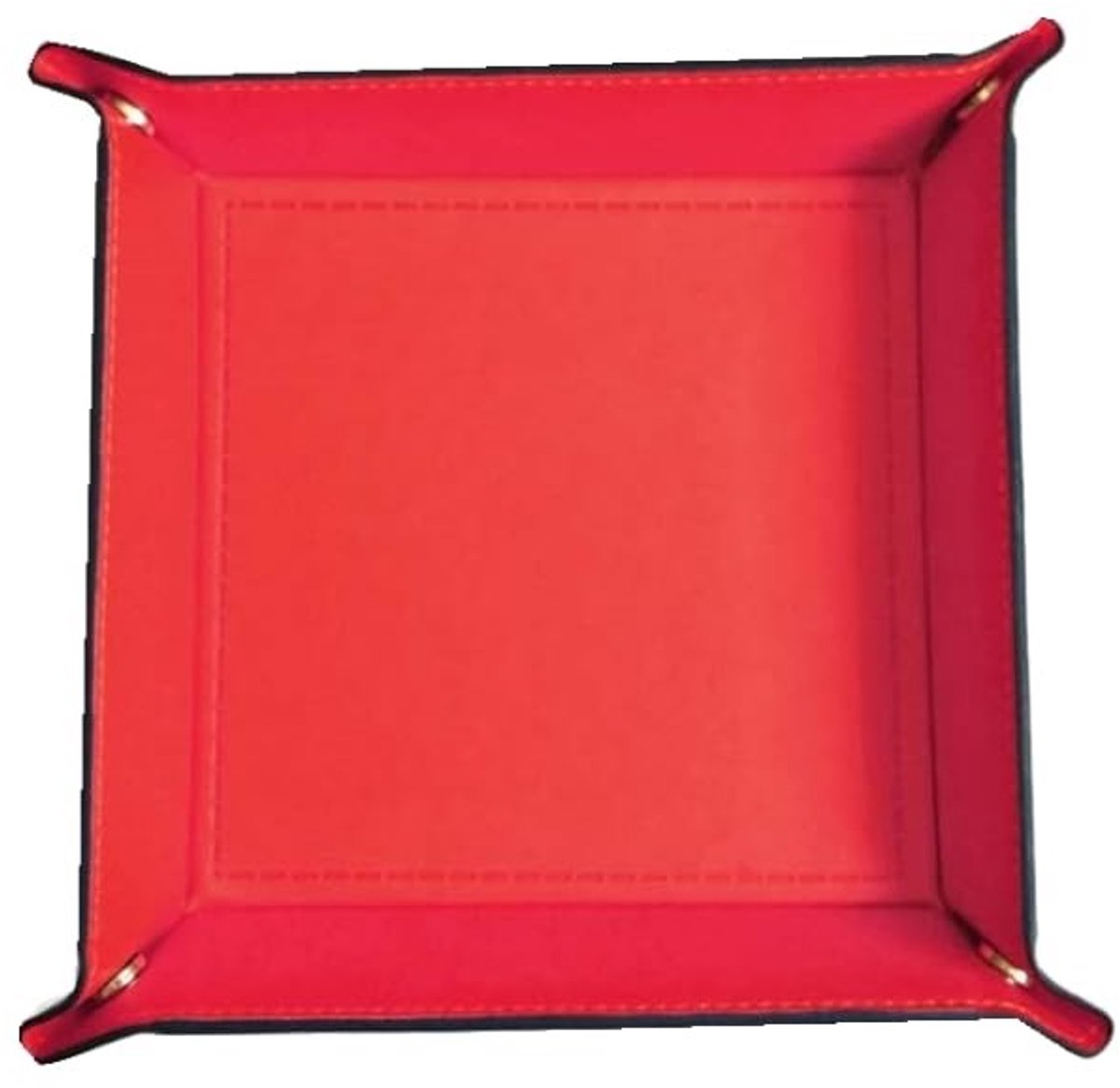 Dailygoods- Sieradenopberger - Compact ontwerp - Opbergdoos - Drukknoopsluiting - 18 x 18 cm - Gevoerd met zachte stof - Ideaal voor sleutels en wisselgeld