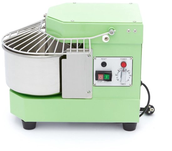 Maxima Spiraalkneder 8 L - 4,5 Kg Deeg - Pastel Groen - Deegkneder - Professioneel - Spiraalmixer met Veiligheidskooi - 8 liter - 4,5 kilo van Merkloos — afbeelding 5