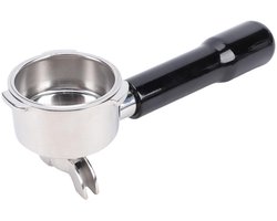 Dailygoods- Portafilter 51mm - Roestvrijstalen Koffieportafilter - Dubbele Tuiten - Ergonomisch Ontwerp - Universele Compatibiliteit - Robuuste Constructie - Koffiefilter