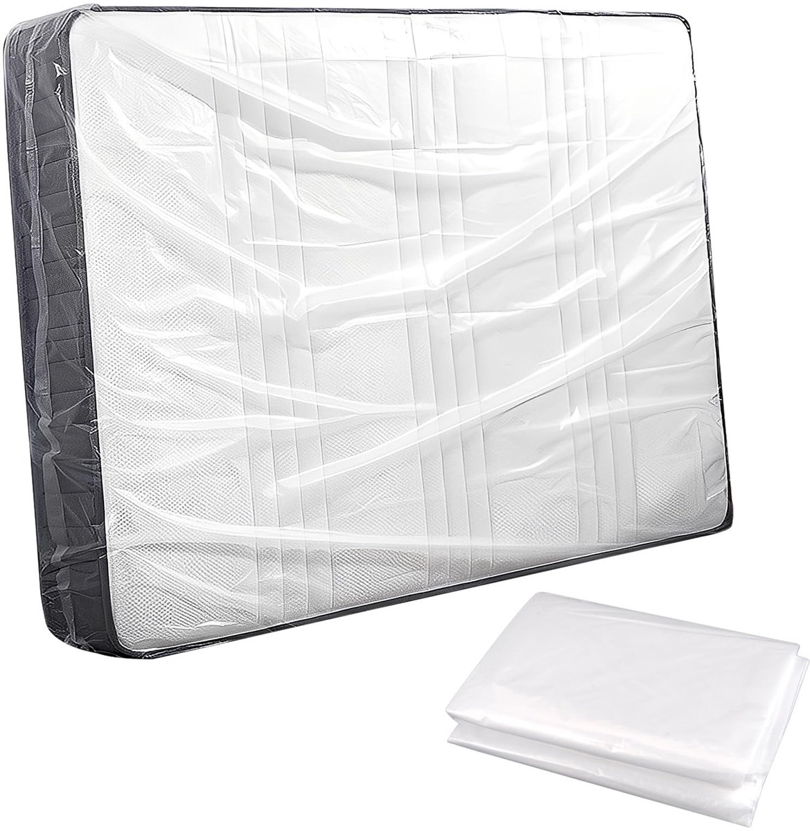 Dailygoods- Matrashoes Waterdicht - Opbergtas - 200x240 cm - Ademend - Stofdicht - Herbruikbaar - 360 Graden Bescherming - Matrasbescherming