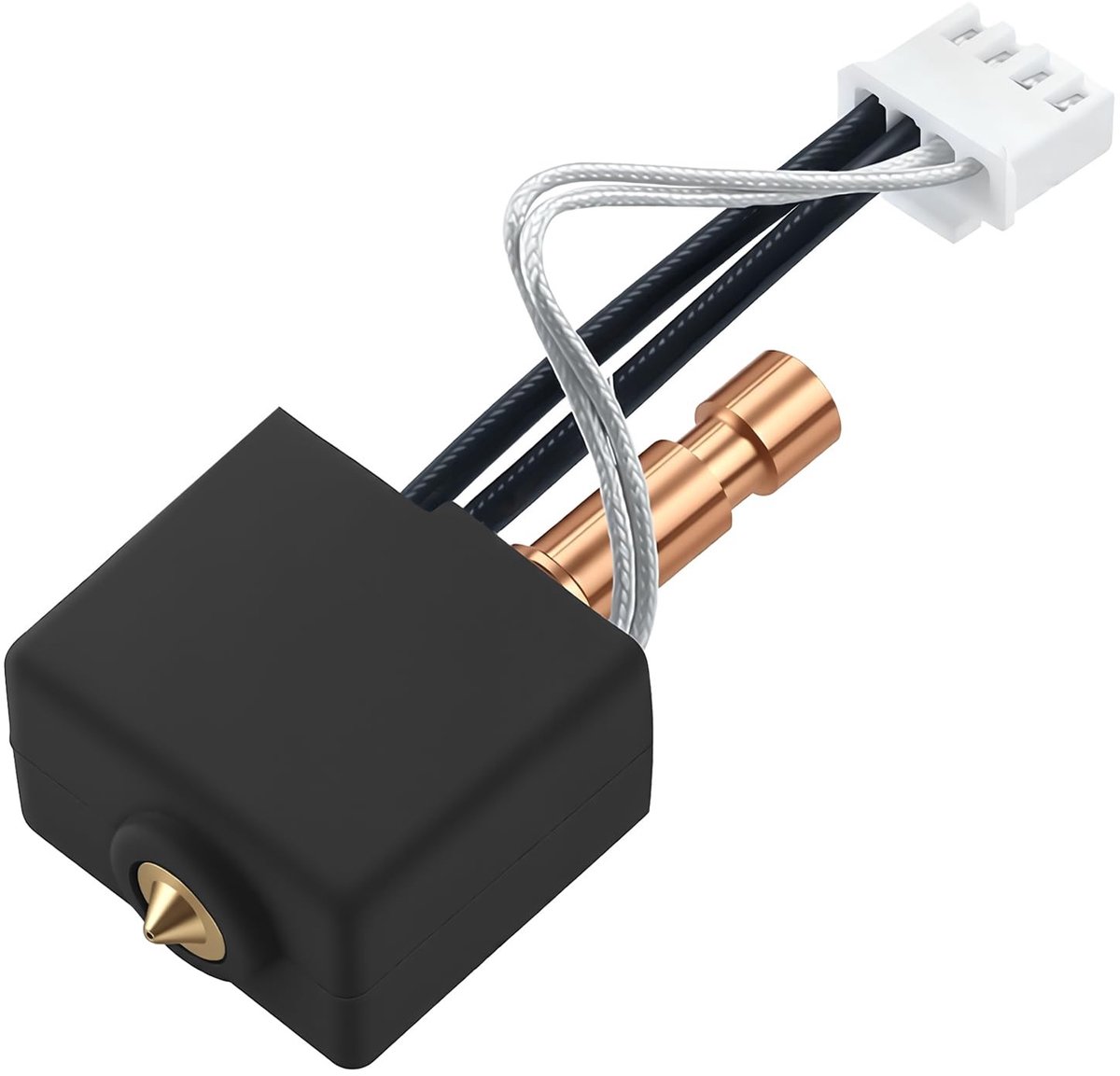 Dailygoods- Hotend Verbeterde Vervangende Assemblage - 0,4 mm Messing Nozzle - Snelle Verwarming - Stabiele Extrusie - 3D-Printeraccessoires - 3D-printerkop