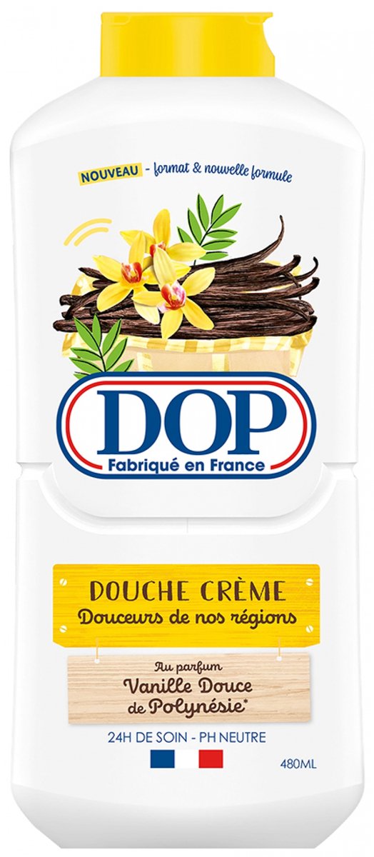 Dop Douceurs de Nos Régions Douche Crème Vanille Douce de Polynésie 480 ml