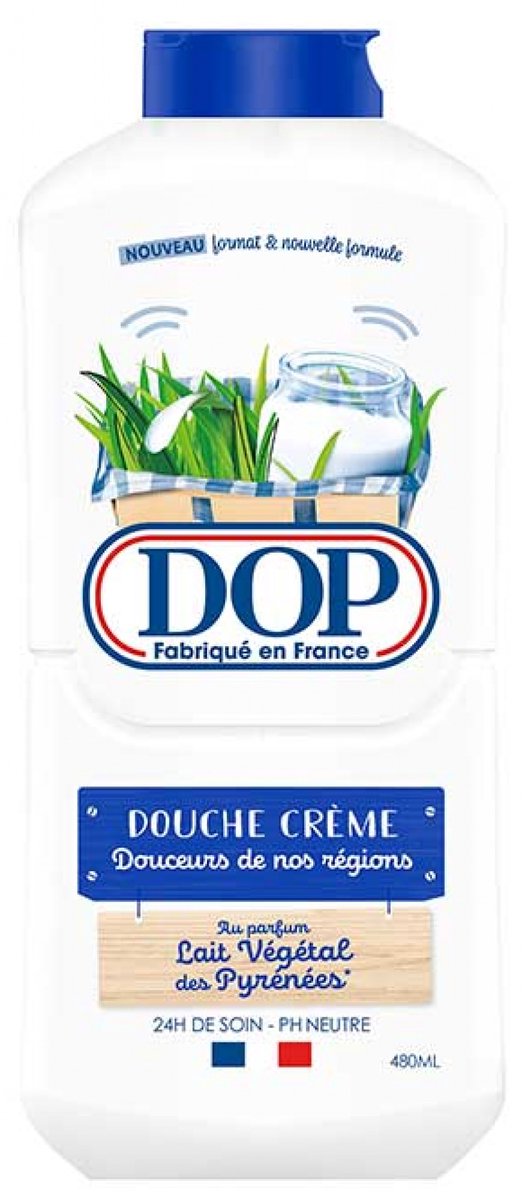 Dop Douceurs de Nos Régions Douche Crème Lait Végétal des Pyrénées 480 ml