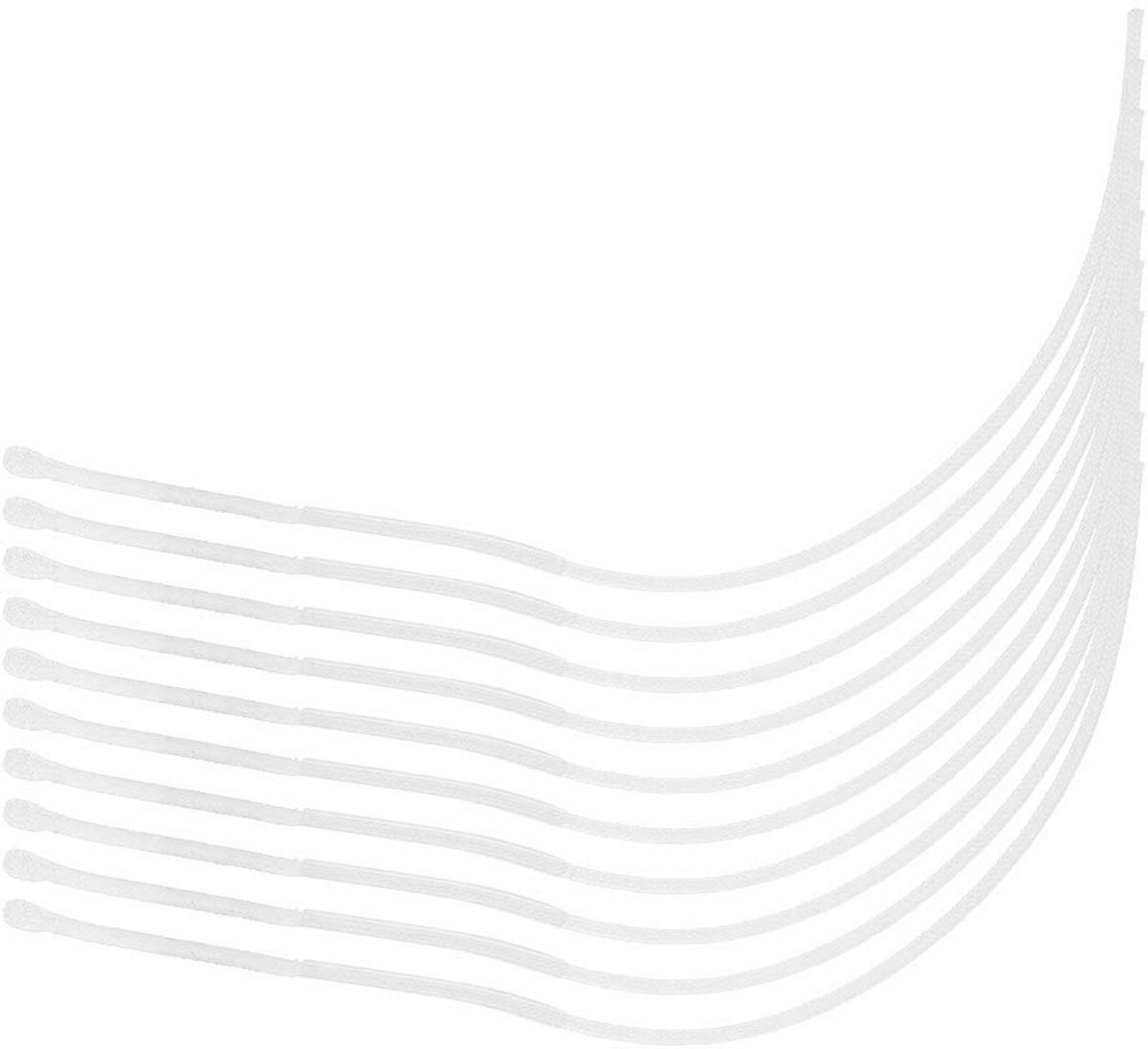 Dailygoods- Fly Loop Lijn 10 Stuks - Slijtvast Nylon - 30lbs/50lbs Trekvermogen - Vliegvislijn - Accessoire voor Bevestigen - Hoogwaardige Kwaliteit