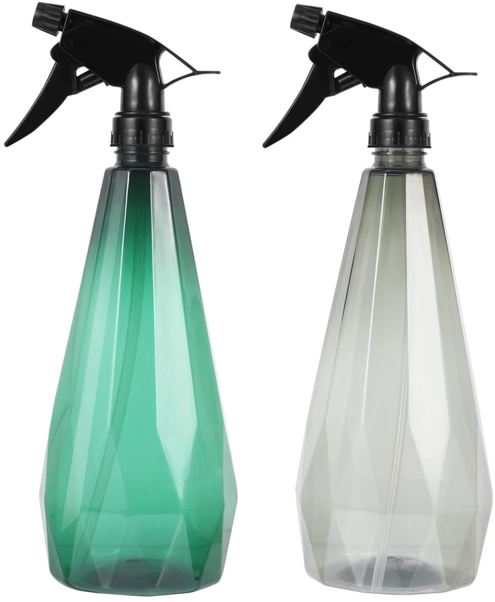 Dailygoods - Watersproeier, 1 l, 2 stuks, voor tuinieren en reinigen, verdikte mistspray, veelzijdig en praktisch gereedschap
