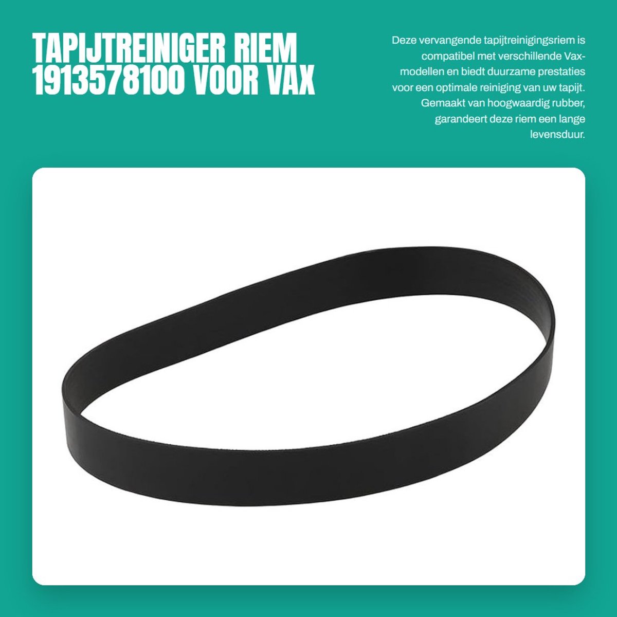 Dailygoods - Tapijtreiniger Riem 1913578100 voor Vax Modellen