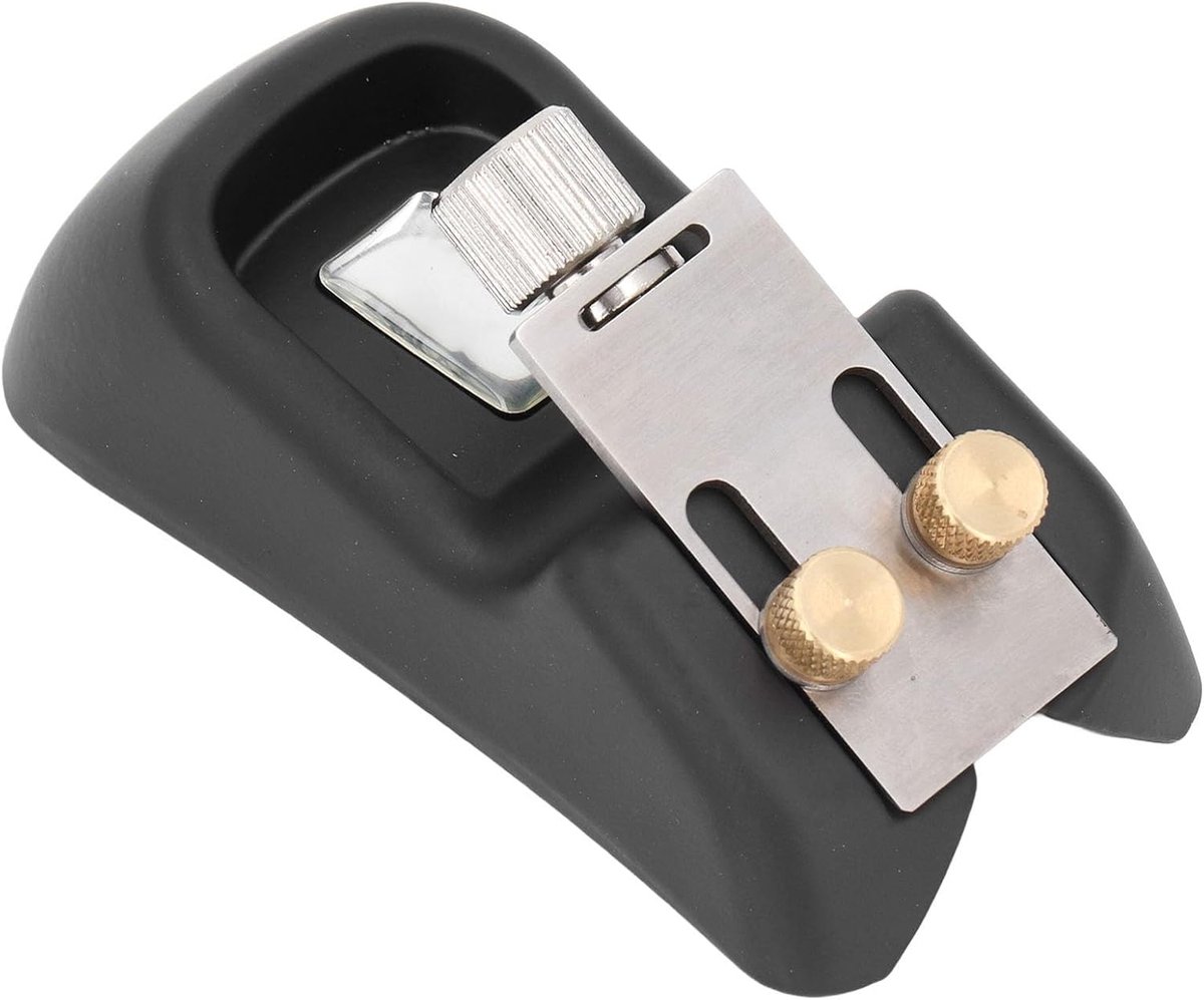 Randtrimmer Aluminium - Afwerkingsgereedschap - Meubels Afwerken - Verstelbare Diepte - 0.3-2mm - Zilver