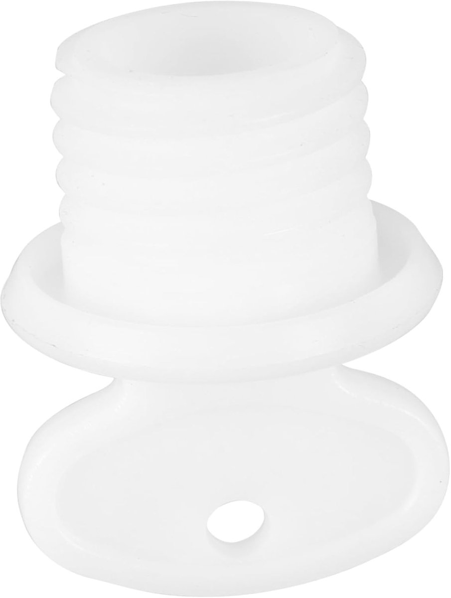 Warmwaterkruik Stopper - Afsluitplug Fles - Lekvrije Warmte - Goede Afdichting - 4.5 x 3.5 cm - Wit