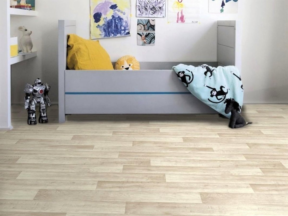 PVC vloerbedekking - Vinyl rol - Vloer vernieuwen - Natuurlijke houtstijl - 400x250 cm - N