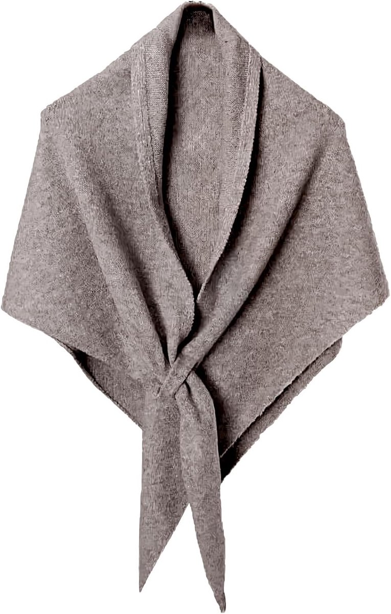 Dames Sjaal - Omslagdoek - Bescherming - Driehoekige Structuur - 190x80cm - Effene Toon