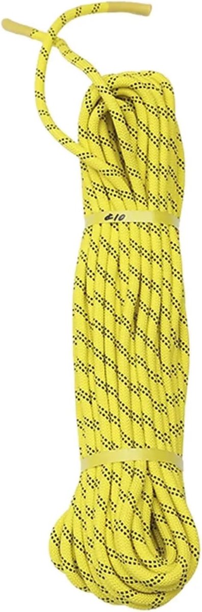 Anker touw - Drijvend lijn - Watersport gebruik - Hoge zichtbaarheid - 8 mm x 30 m - Felgeel