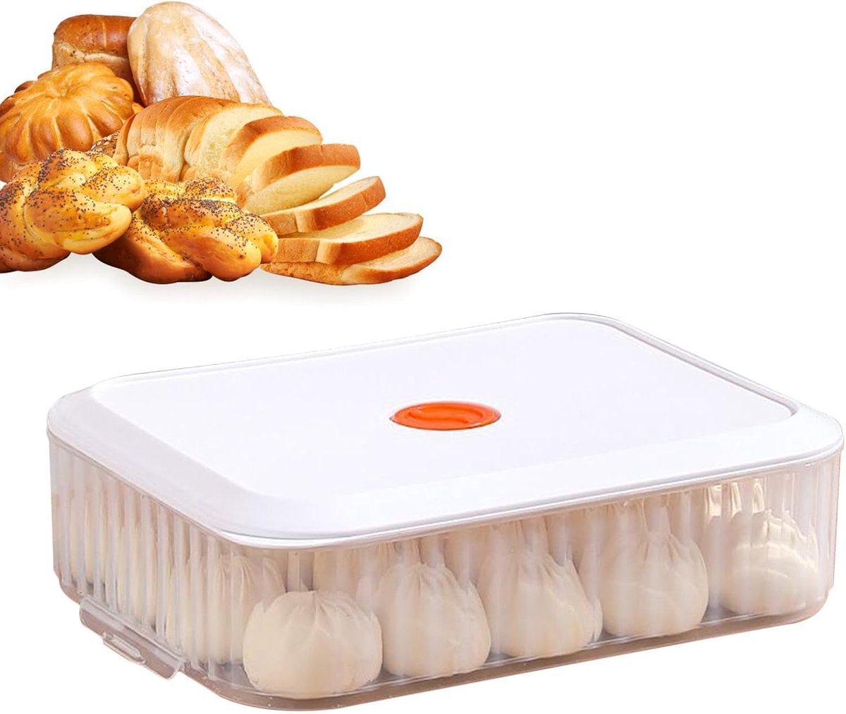 Brood Fermentatie Doos - Deeg Container - Thuis Bakken - Luchtdichte Opslag - 31 x 23 x 9 cm - Transparant