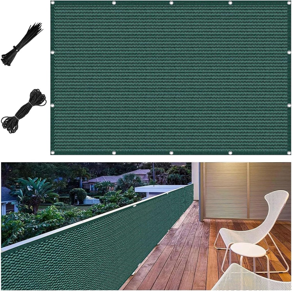 Balkon Privacy Scherm - Inkijkbescherming Windscherm - Buiten Leven - Scheurvast Ademend M