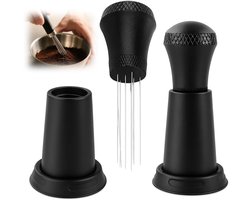 Dailygoods- Koffiedistributeur Afneembaar - Aluminium - Barista-accessoire - Zeefhouder - Duurzaam - Hygiënische Opslag - Espresso-distributeur
