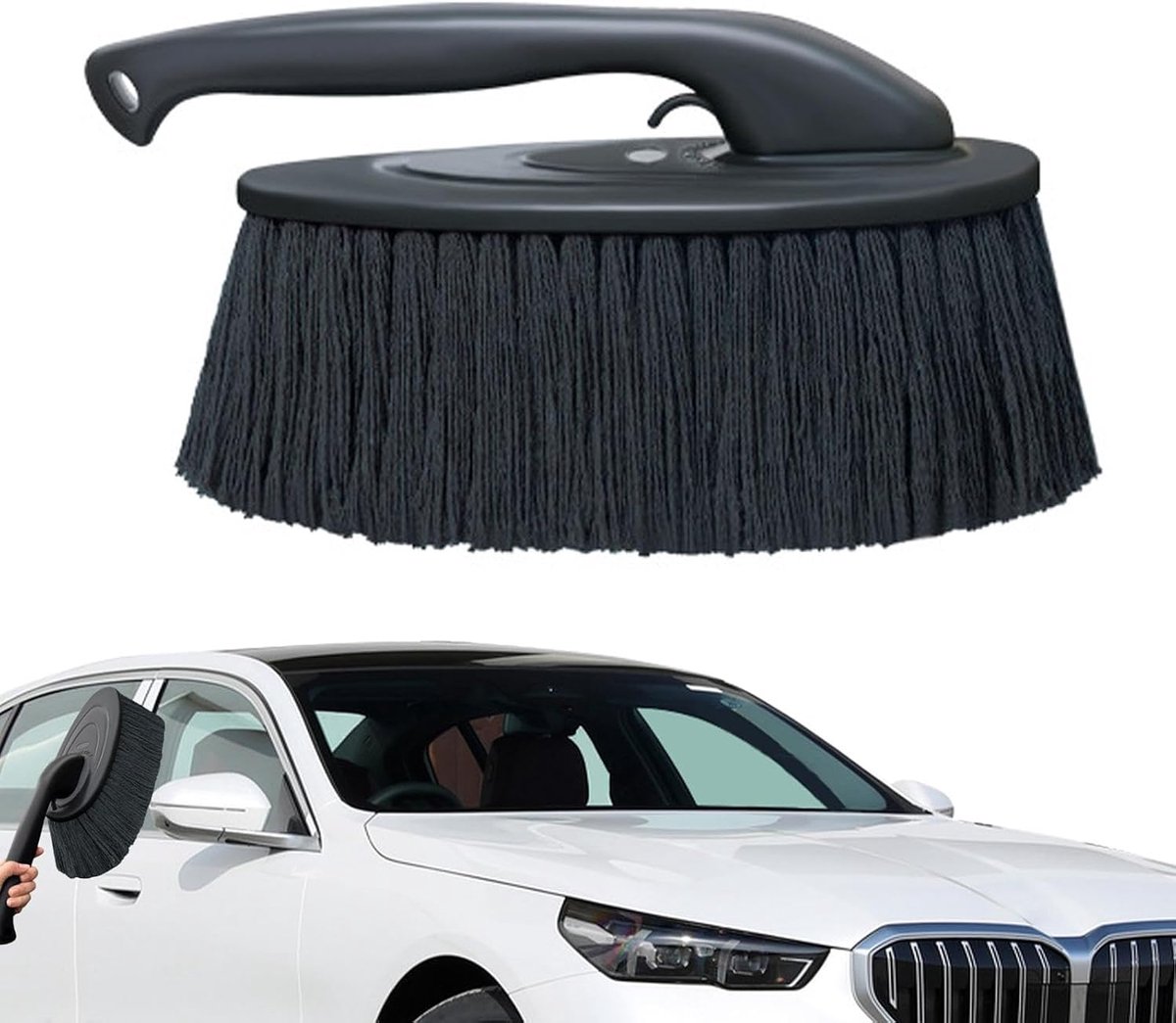 Auto Stoffer - Auto Borstel - Stof Verwijderen - 360 Graden Rotatie - 41-59 cm - Enkele kleur