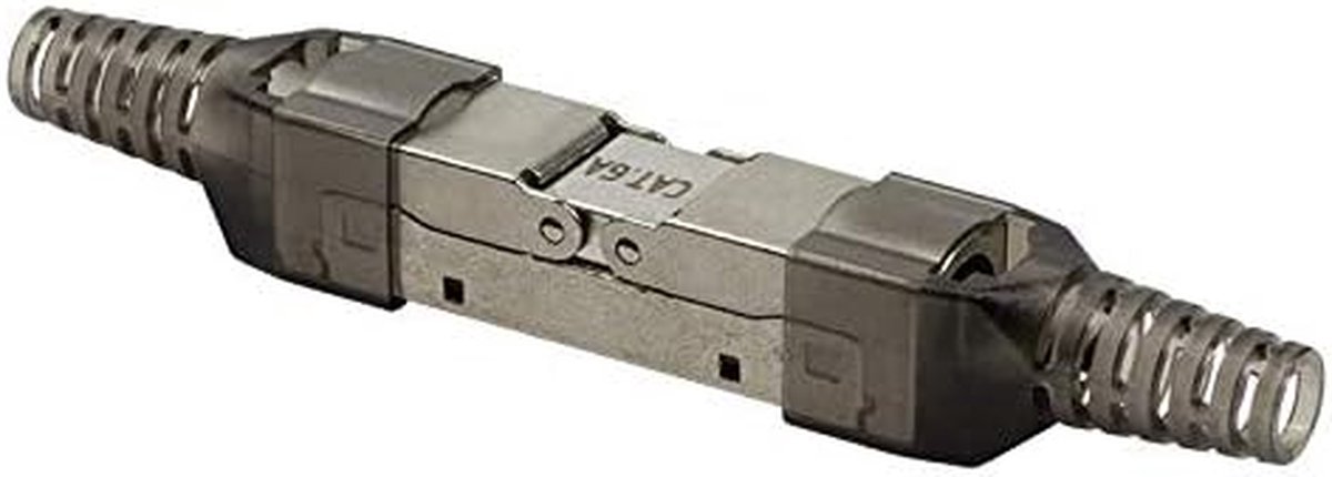 Netwerk Kabel Connector - RJ45 Module - Netwerk Uitbreiding - Tool-free Montage - Cat 6A - Zilver